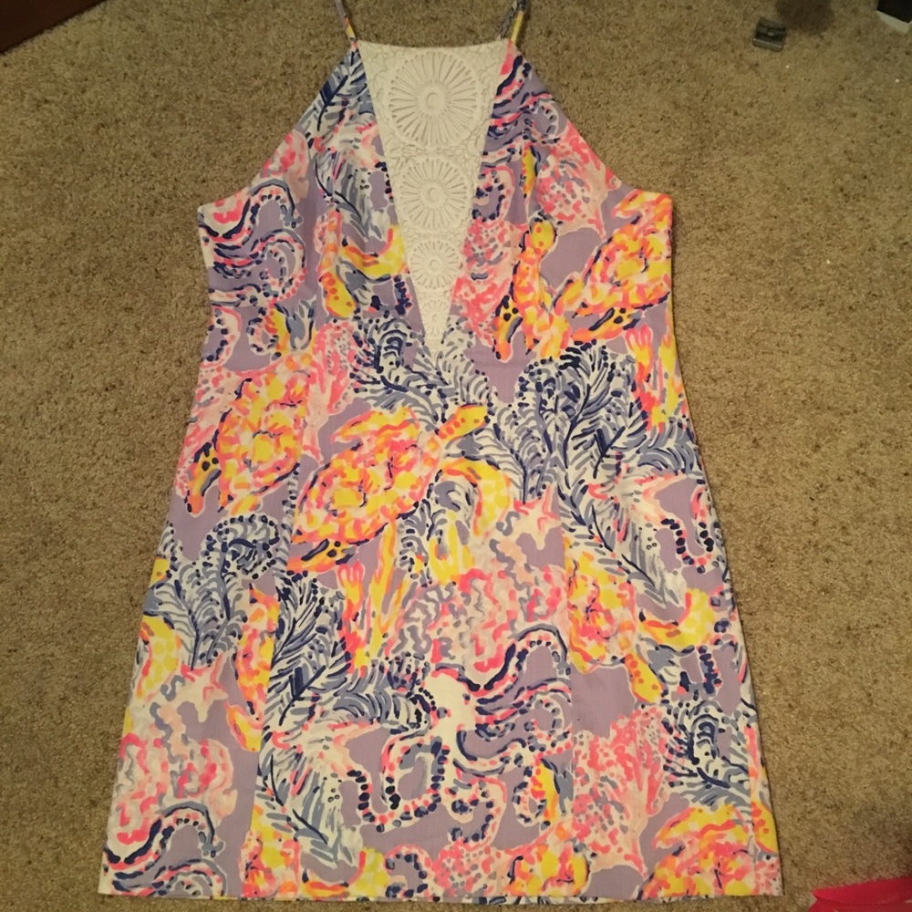 Lilly Pulitzer “So Snappy” Pearl Shift size 16